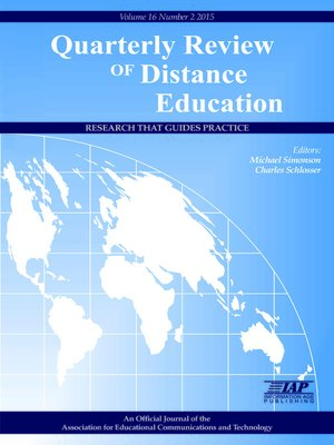cover image of Quarterly Review of Distance Education, Volume 16, Issue 2